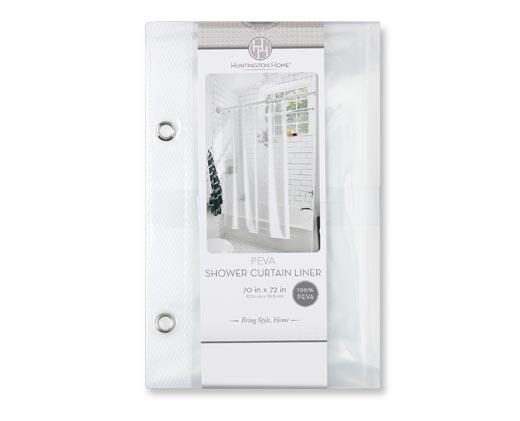 Huntington Home PEVA Shower Curtain Liner