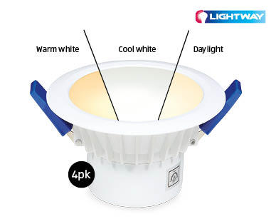 10W LED Downlight 4pk