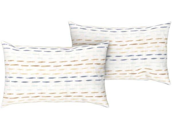 Cotton sateen pillowcases, 2 pieces