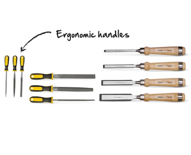 WORKZONE File or Wood Chisel Set