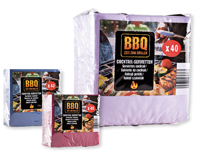 Serviettes Cocktail BBQ