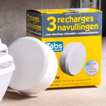 Navullingen voor vochtabsorbeerder