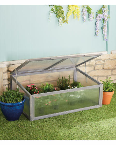 Gardenline Grey Wooden Cold Frame