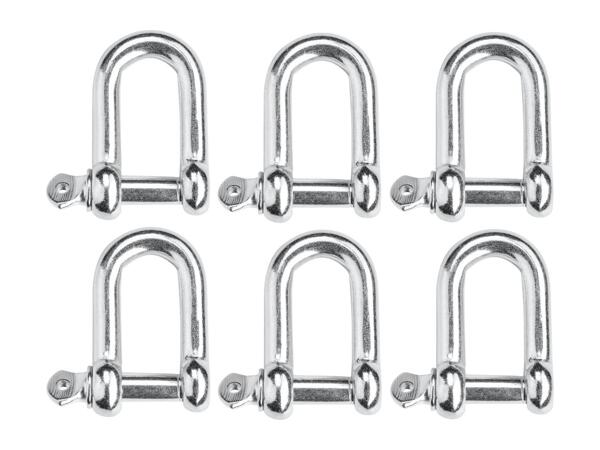 Parkside D-Shackles - 6 Pack