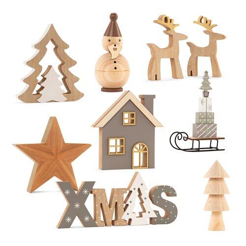 HOME CREATION Decorazioni natalizie in legno