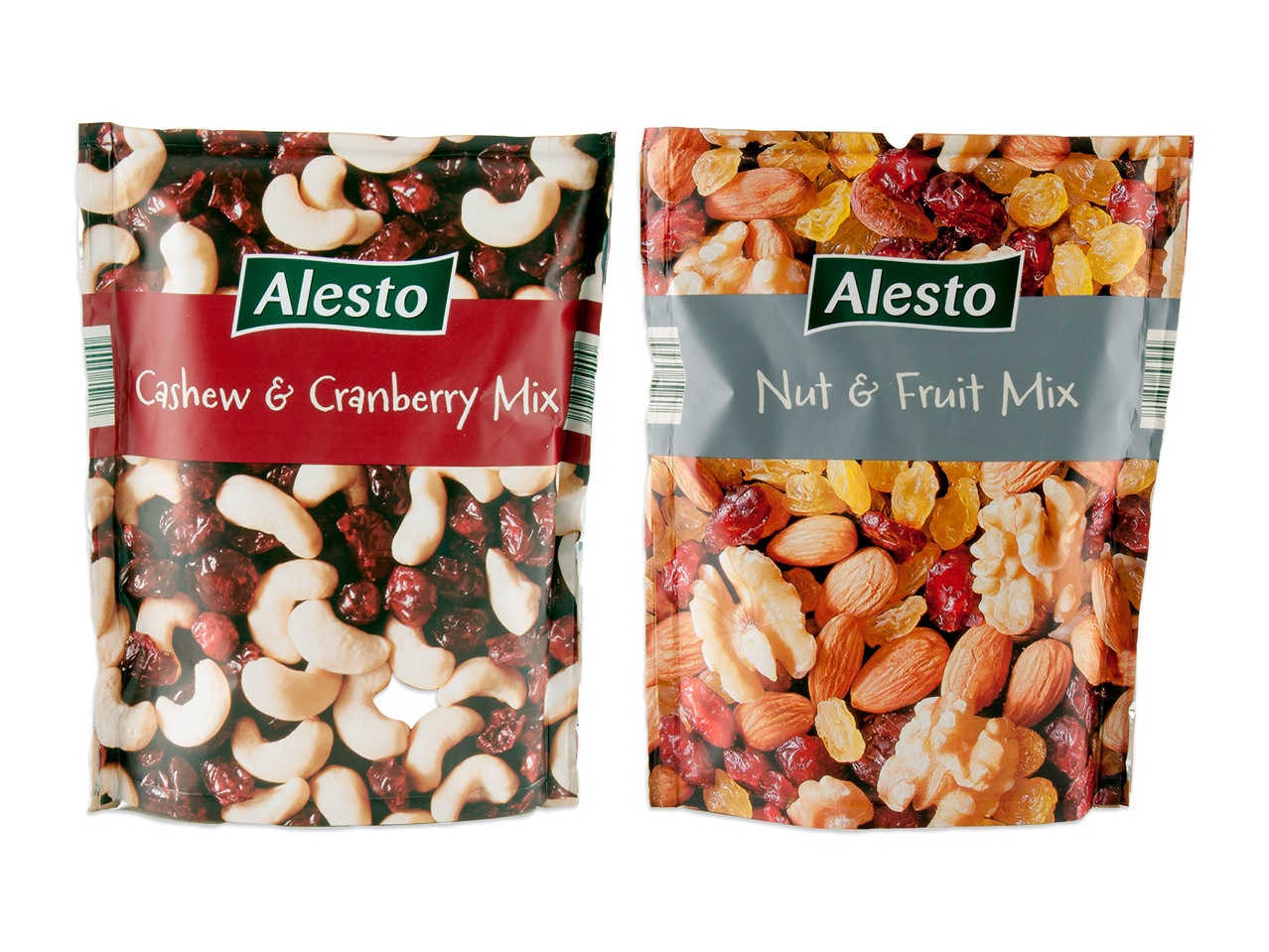 FRUKT & NÖTMIX, TVÅ SORTER