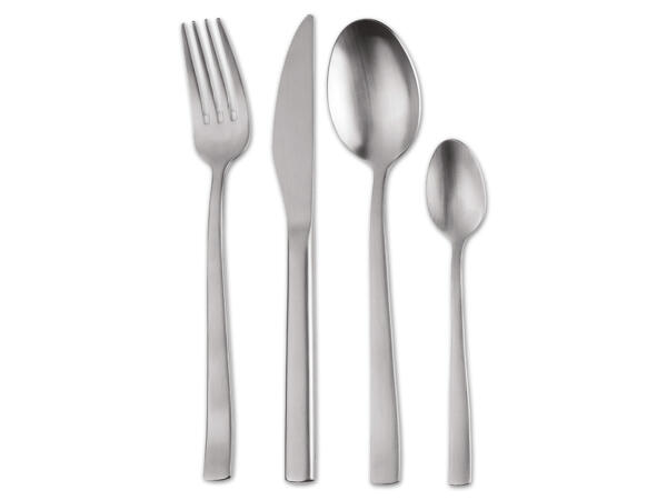 Edelstahl-Besteck-Set, 24-teilig