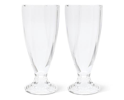 Crofton Acrylic Ice Cream Bowls or Milkshake Set