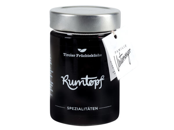 Tiroler Früchteküche Rumtopf Konfitüre