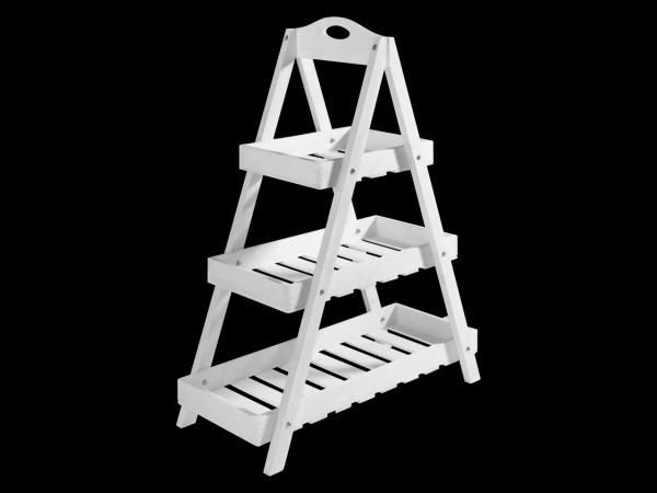 Wooden plant ladder stand