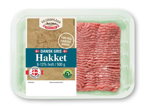 VILSTRUPGÅRD Hakket dansk grisekød, dansk kalvemedister eller hakket gris og kalv