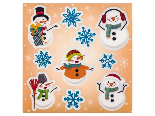 Christmas Gel Window Stickers