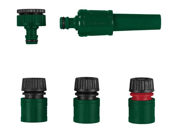 Garden Spray Nozzle With Connector Set - 5 Pieces