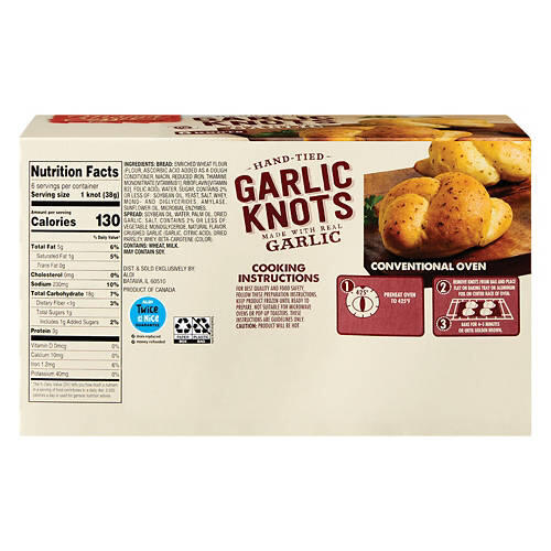 Garlic Knots, 6 count