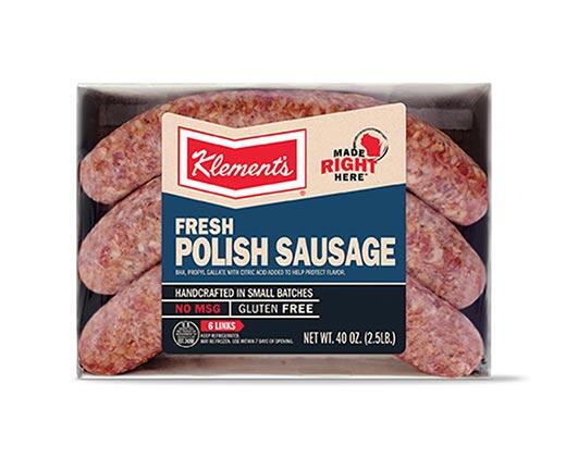 Klement's 
 Polish Style Sausage