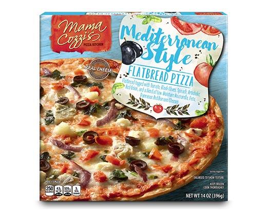 Mama Cozzi's Pizza Kitchen Tuscan Chicken or Mediterranean Flatbread Pizza