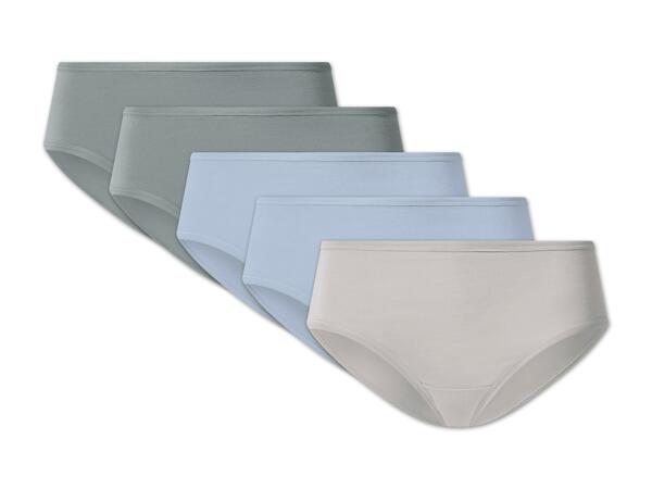 Damen Slips/Hipster, 5 Stück