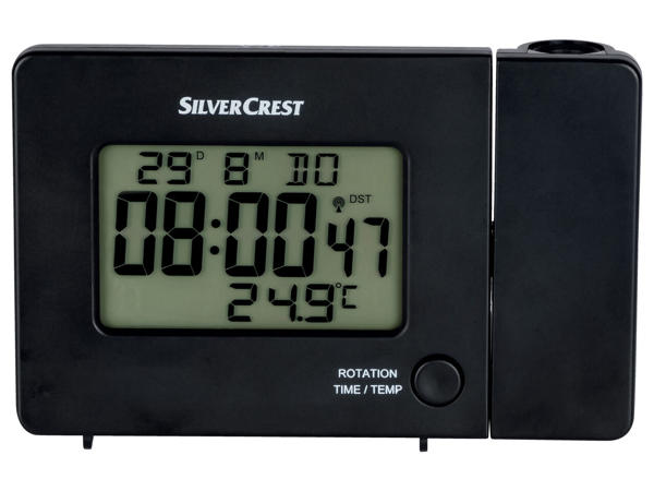 Radio Controlled Projection Alarm Clock