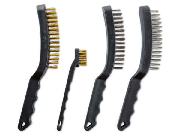 Drahtbürsten-Set, 4-teilig