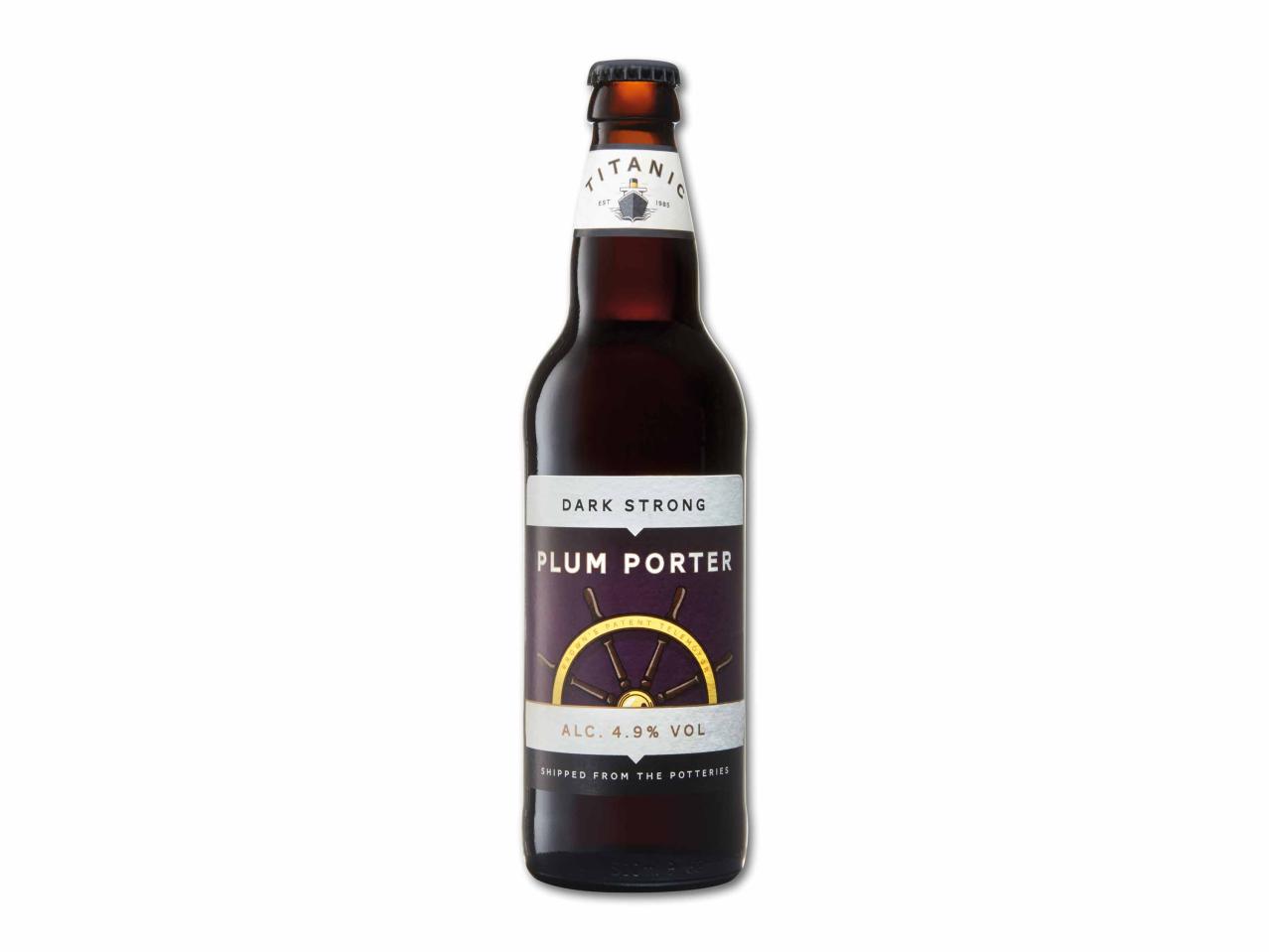 Bière noire prunes Titanic