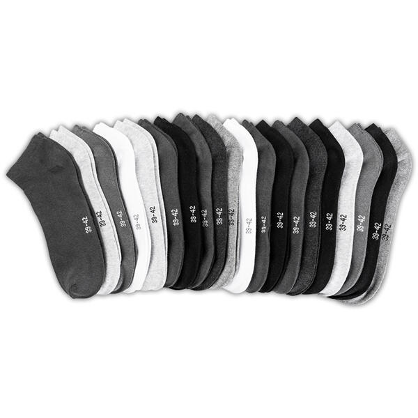 Sneakersocken 20 Paar