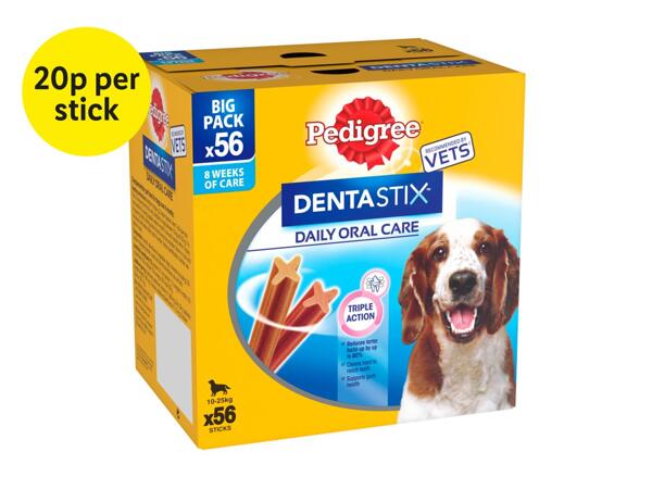 Pedigree Dentastix Medium Dog 56 Sticks