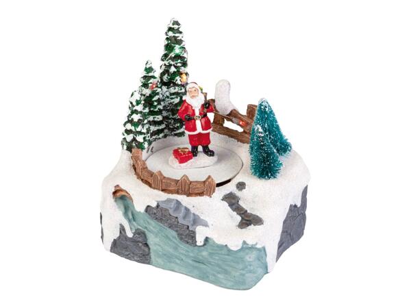 Animated Christmas Scene with LEDs