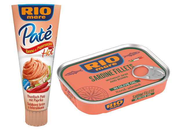 RIO MARE Sardinenfilets/Paté Tonno