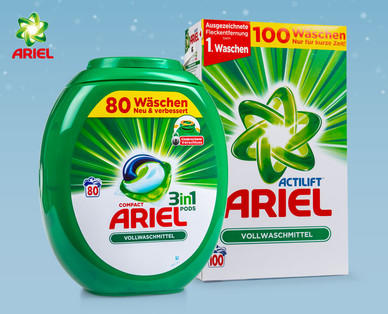 ARIEL Waschmittel Pulver/3in1 Pods