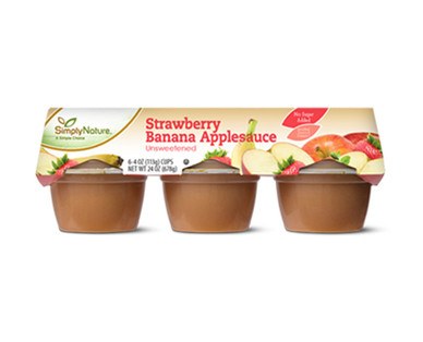 SimplyNature Applesauce Cups