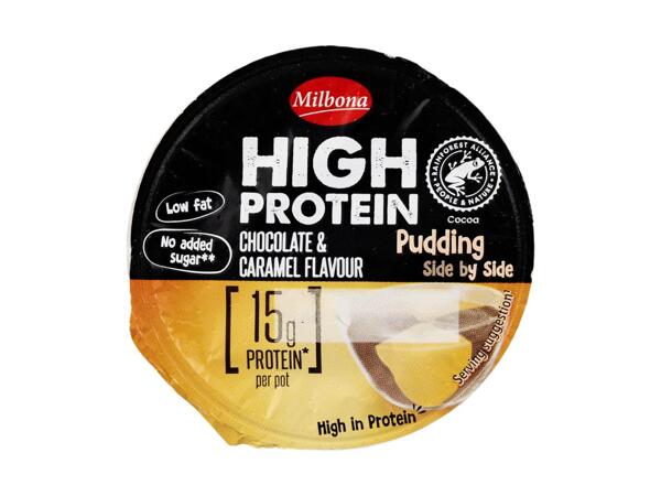 High Protein Side by Side Pudding