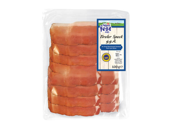 Alpenfest Air Dried Beechwood Smoked Pork Slices