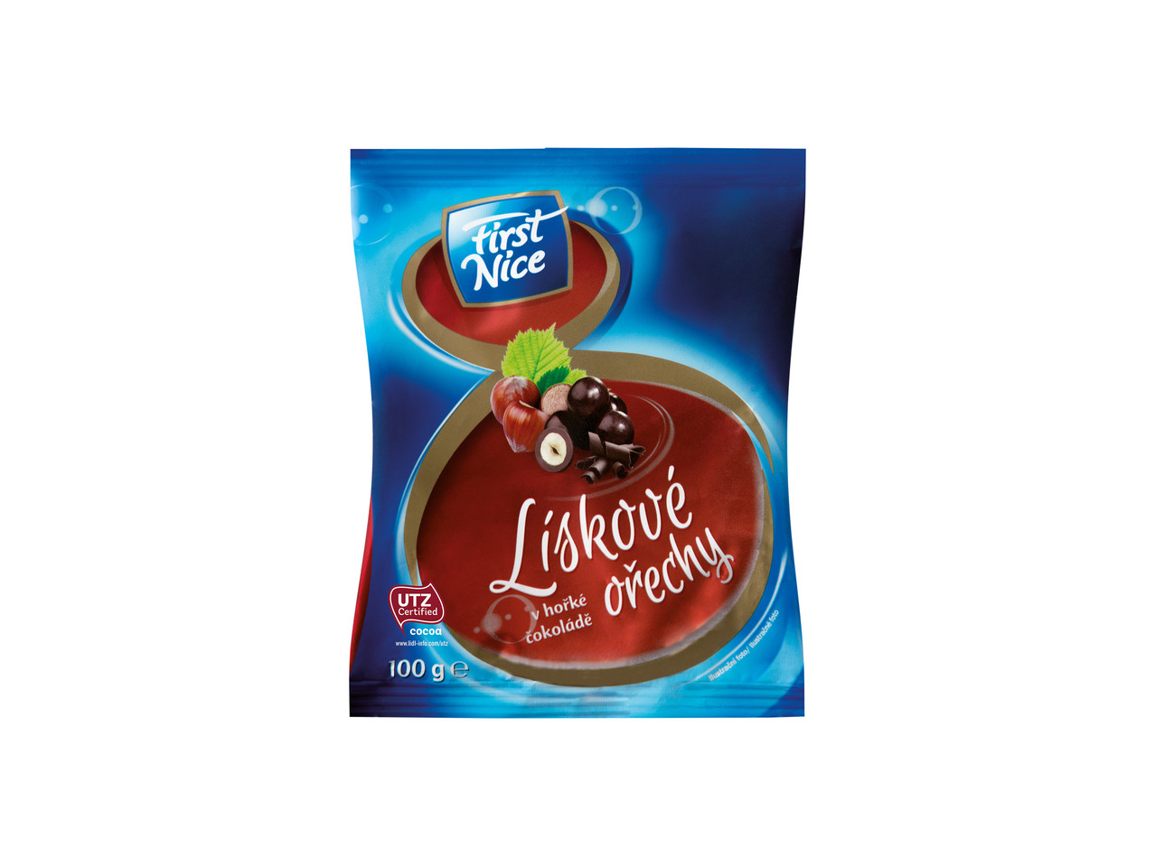 LÍSKOVÉ OŘECHY V HOŘKÉ ČOKOLÁDĚ