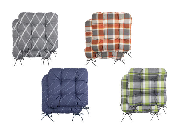 Coussins de chaise, lot de 2