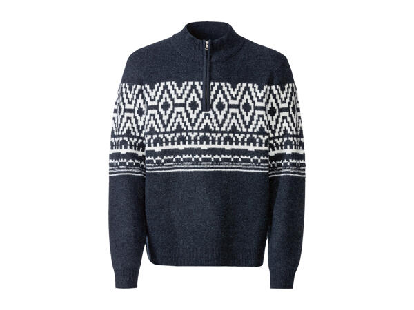 Livergy Men's Half-Zip Jumper