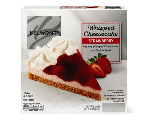 Belmont 
 Strawberry or Key Lime Whipped Cheesecake