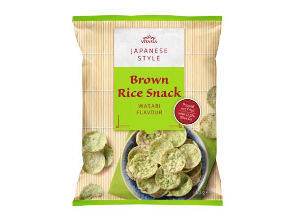 Vitasia Brown Rice Snack with Wasabi Flavour