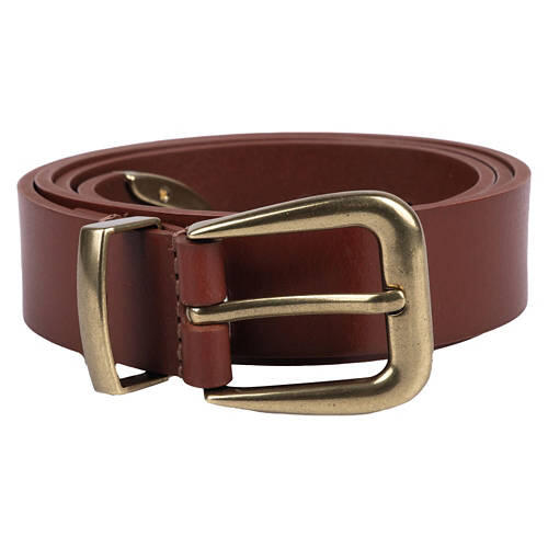 Ladies Genuine Leather Belt - Brown, L