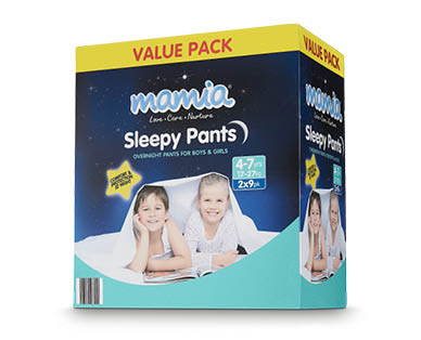 Mamia Sleepy Pants 17-27kg 18pk