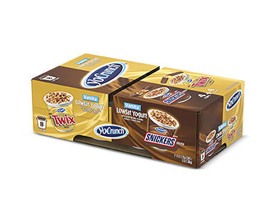 YoCrunch Snickers and Twix Yogurt Multipack