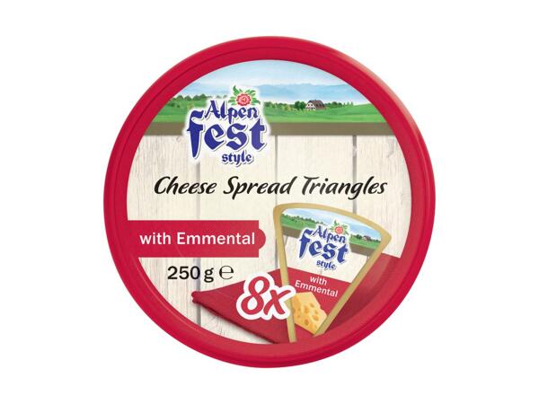 Cheese Spread Triangles