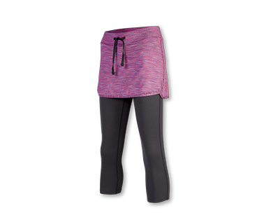 Ladies Fitness Legging with Skirt