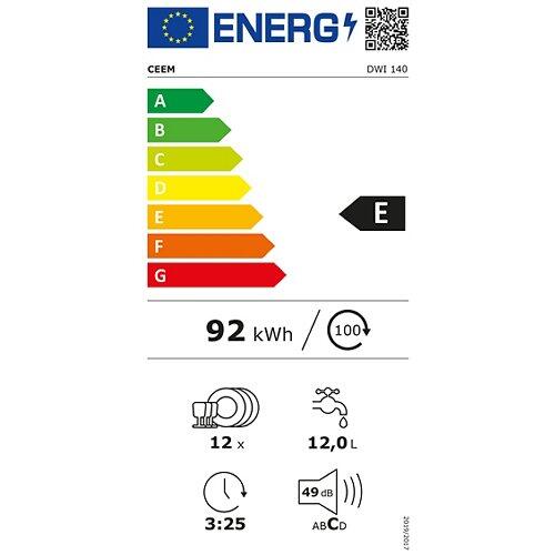 CEEM Geschirrspüler teilintegrierbar