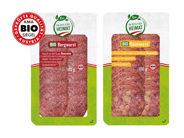 Bio Wurstsortiment