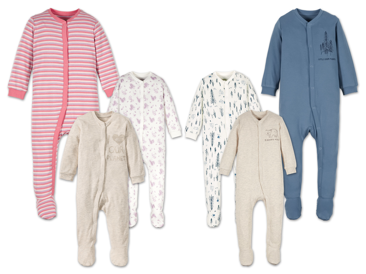 LUPILU(R)PURE COLLECTION Baby Schlafoverall1