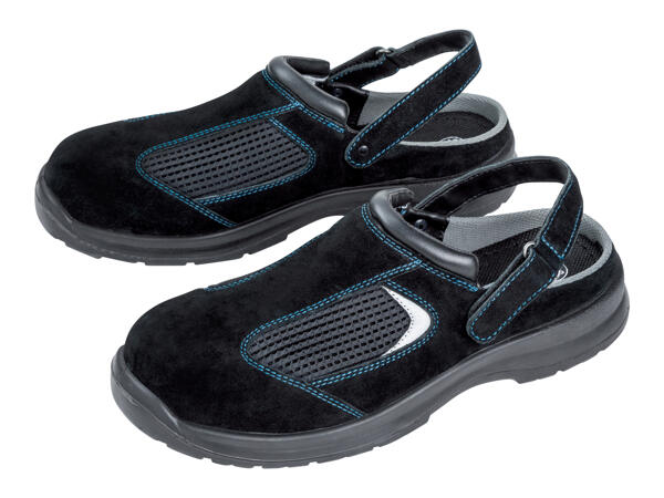 SB Leather Safety Clogs