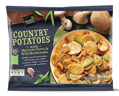 Season's Choice 
 Garlic Potatoes with Parmesan or Country Potatoes