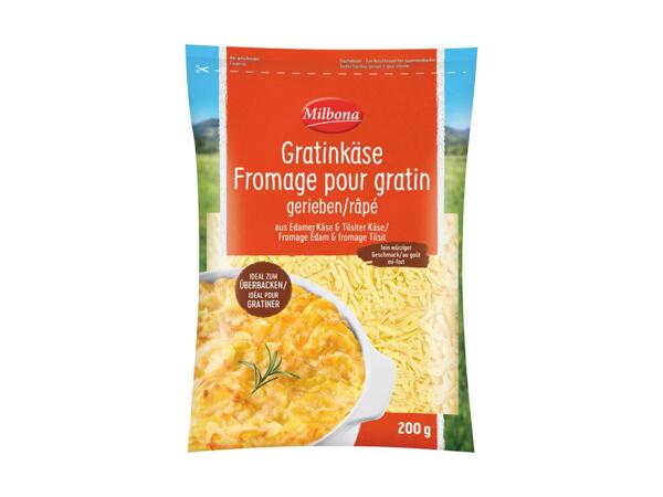 Fromage râpé pour gratin (valable uniquement en Suisse romande)