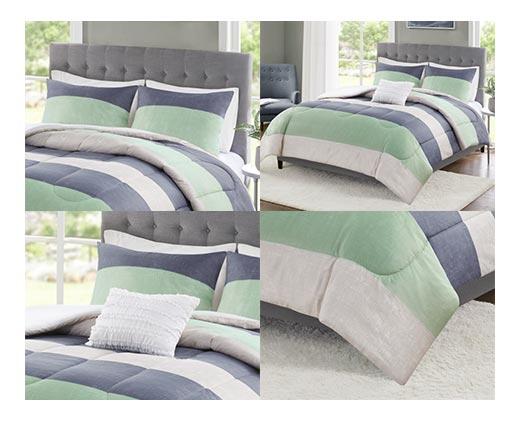 Huntington Home 
 4-Piece Reversible Bedding Set