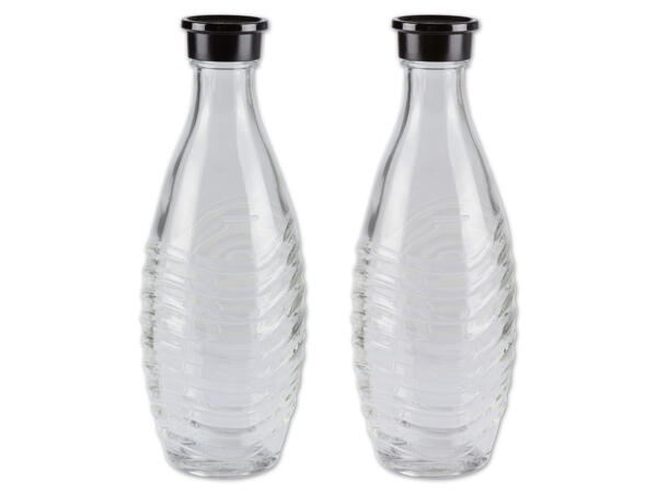 Sodastream(R) Ersatz-Glaskaraffe, 2 Stück